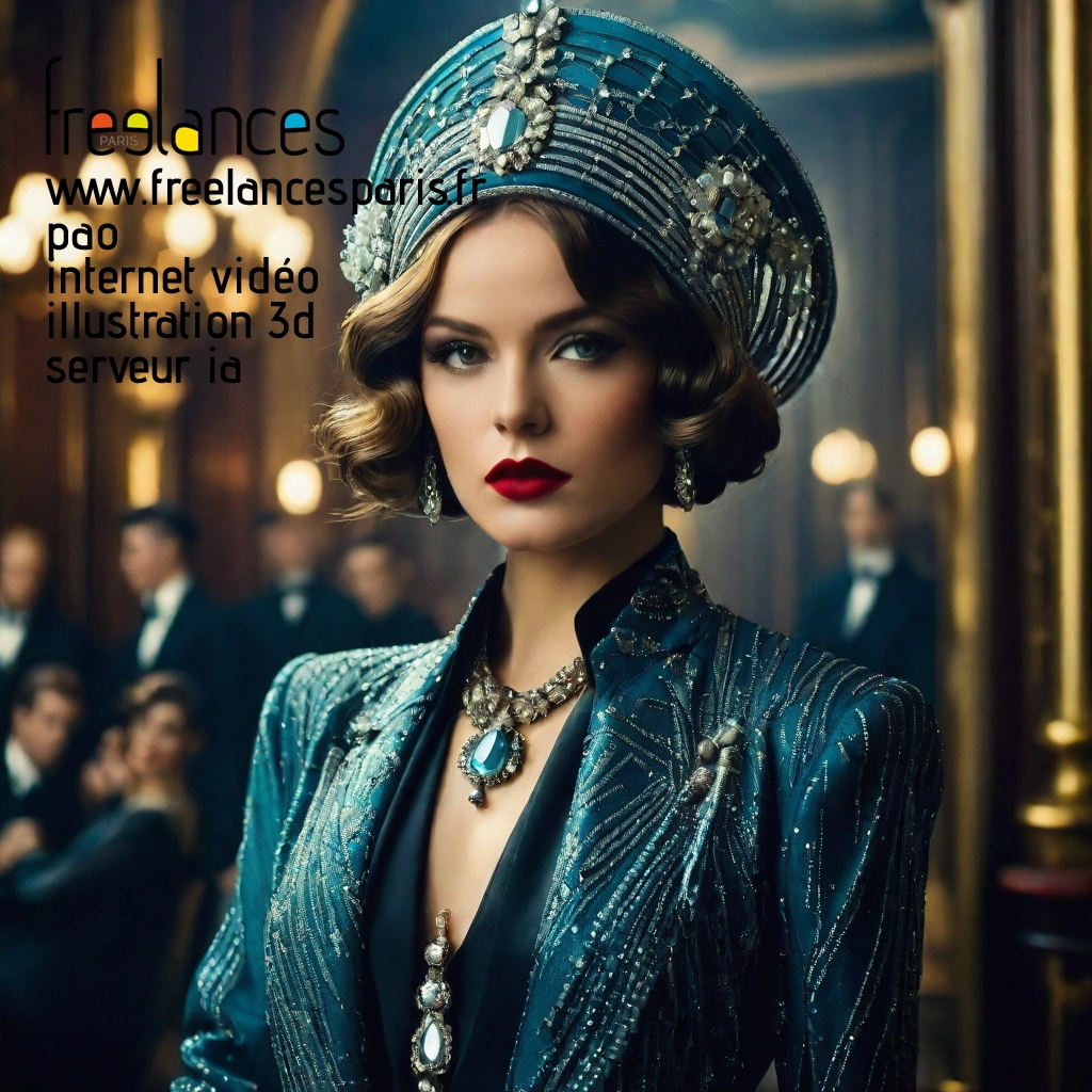 Pao mise en page internet vidéo illustration 3d serveur IA générative AI freelance paris studio de création magazines 192 vrj96vb0